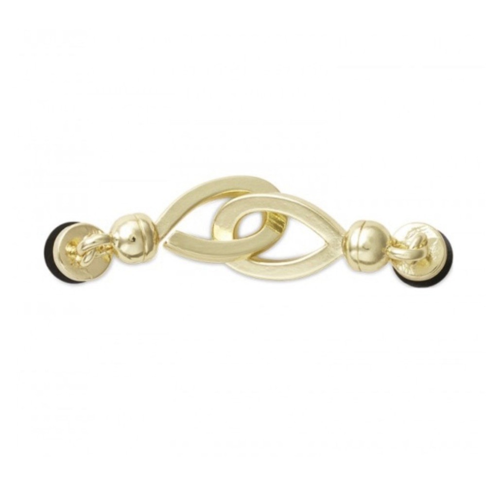 Crocs Jibbitz Lock And Key Chains Gold Tone Shoe Charms Set Of 2 NWT Infinity - Picture 2 of 8